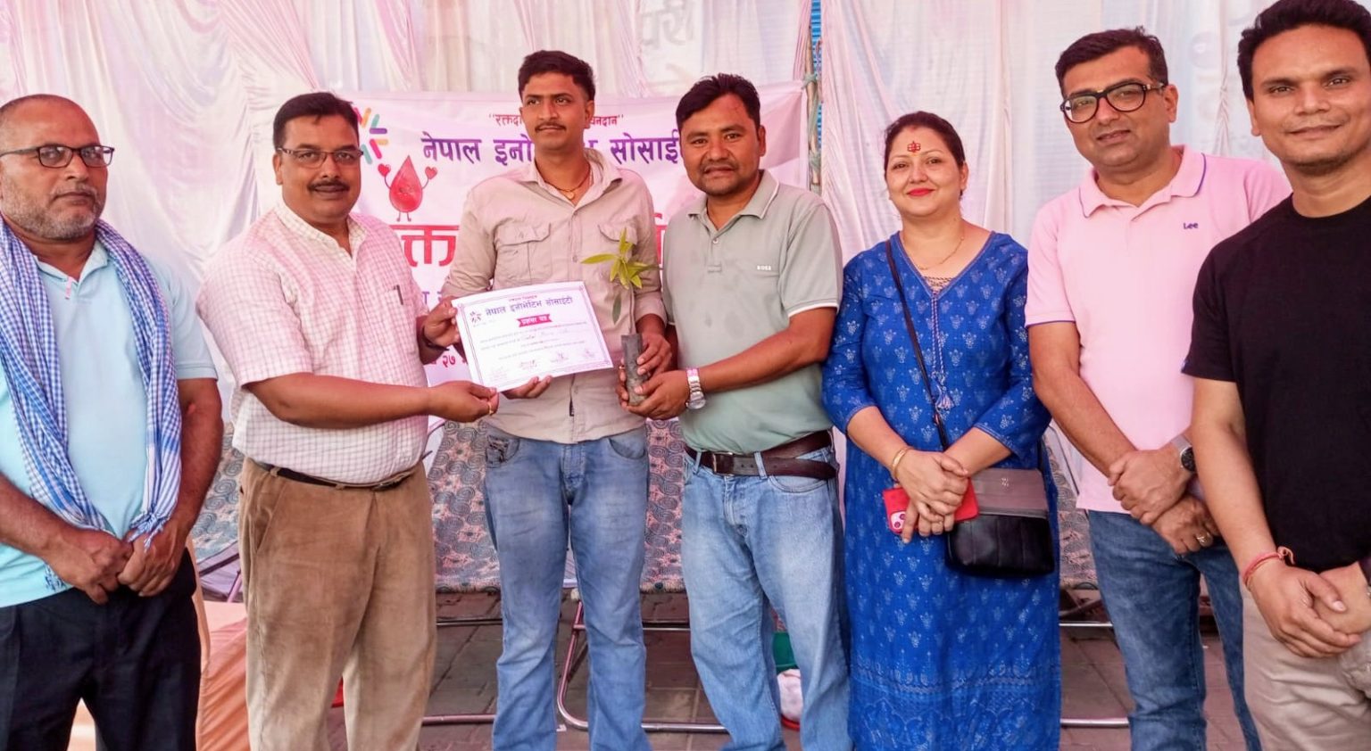 नेपाल इनोभेटिभ सोसाइटीद्वारा खुला रक्तदान कार्यक्रम सम्पन्न