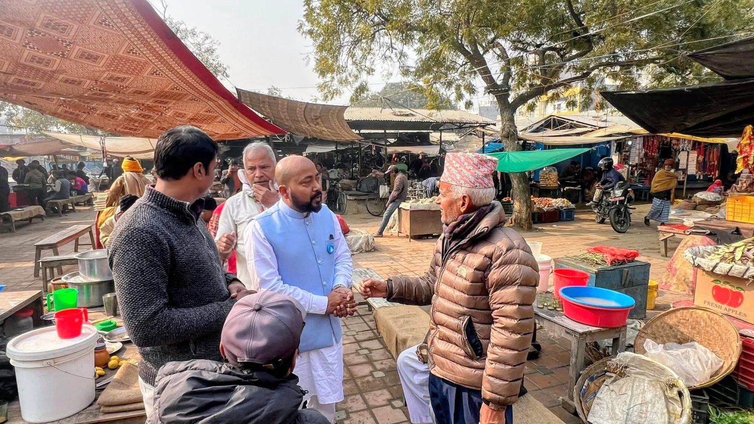 बारा–३ मा रास्वपाका उम्मेदवार अरविन्द शाह चुनावी अभियानमा सक्रिय